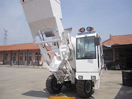 How About the Efficiency of Self Loading Concrete Mixer Truck