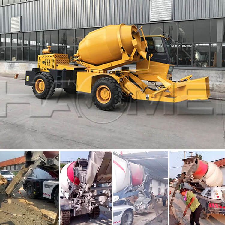 What Are The Features of Self Loading Transit Mixer