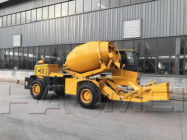 The Self Loader Concrete Mixer for Road Construction