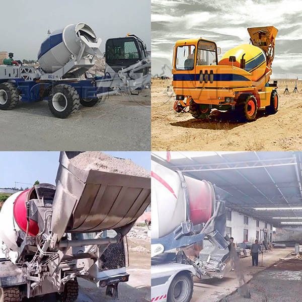 The Self Loading Mixer for Narrow Construction Sites