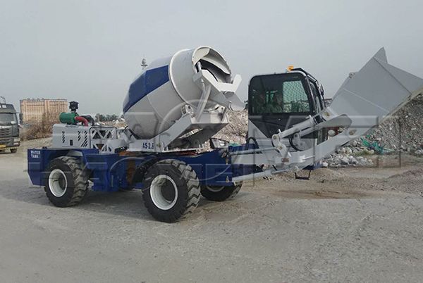 How to Remove Scratches of Mobile Concrete Mixer