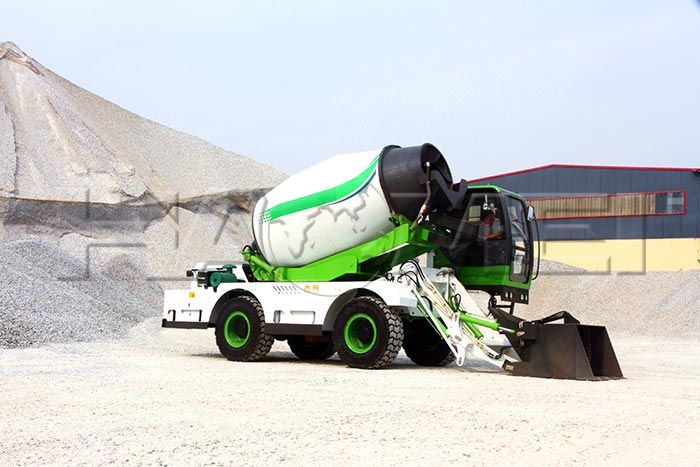 Why Is the Color of Self Loading Concrete Mixer in Kenya Mostly White