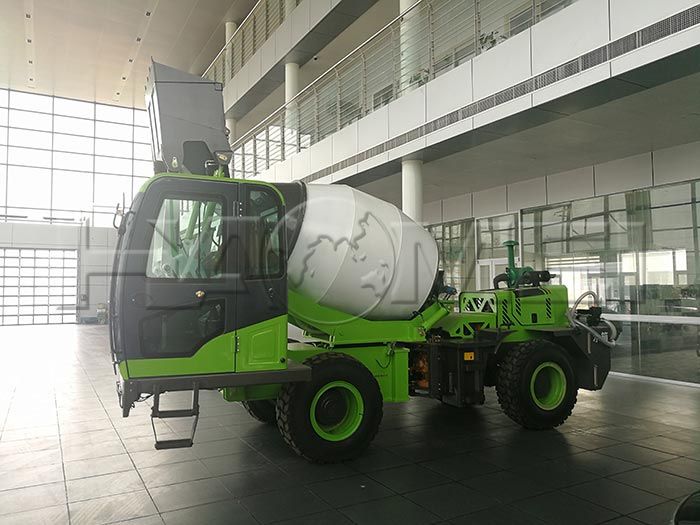 How Does Self Loading Transit Concrete Mixer Work