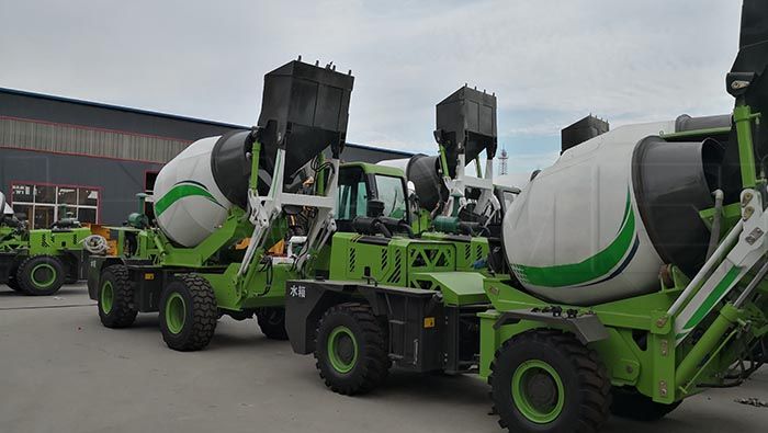 mobile concrete mixer with self loading from China.jpg