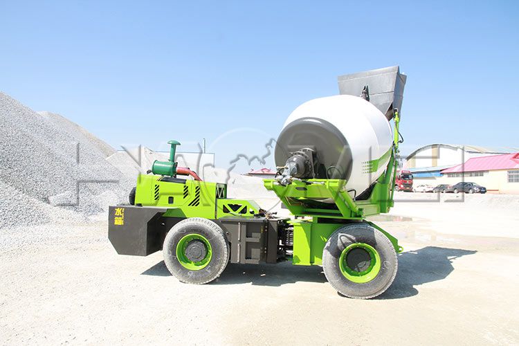 Analysis of Self Loading Concrete Mixer Machine Capacity and Cost