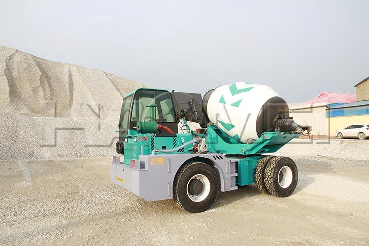 Self Loading Pan Mixer VS Self Loading Concrete Mixer Truck