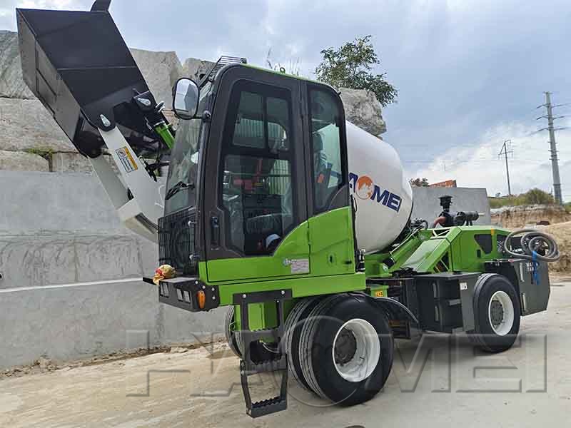 self loading concrete mixer truck uae