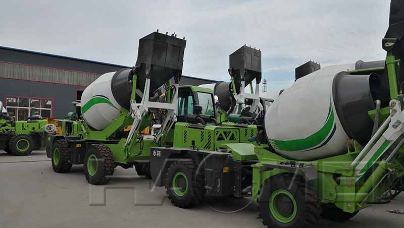 Self Batching Concrete Truck